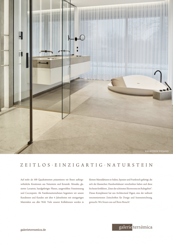 Galerie Terrámica Anzeige im Top Magazin Ruhr