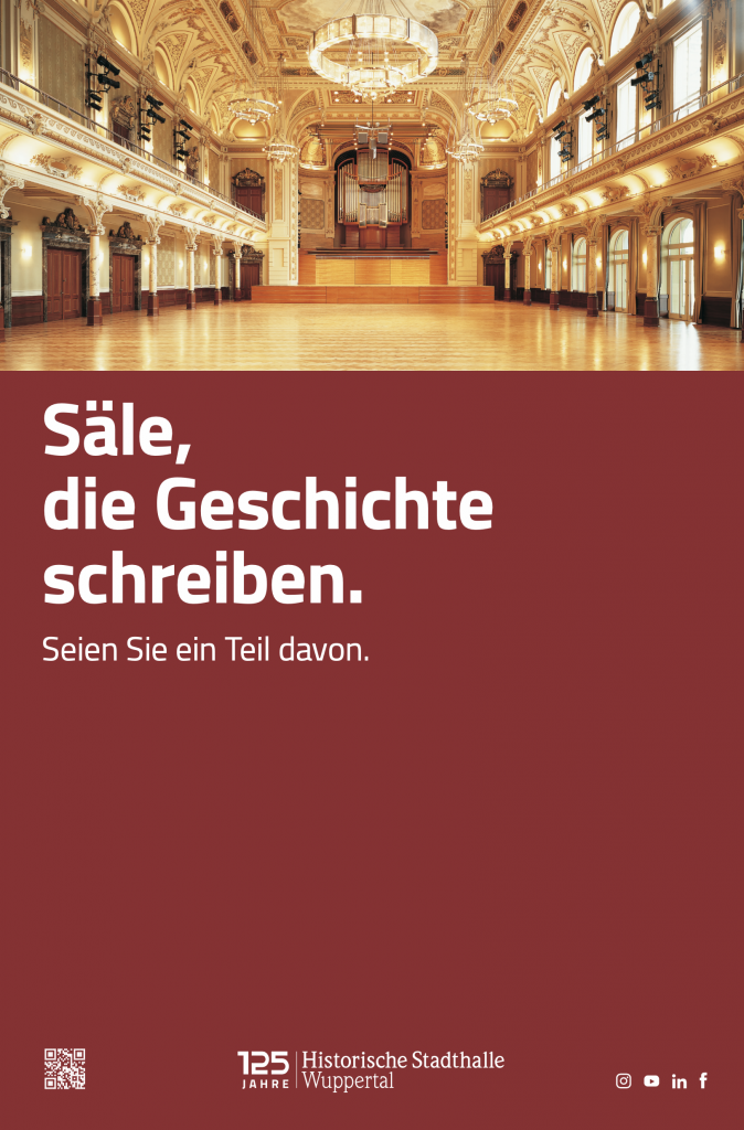 Historische Stadthalle Wuppertal Anzeige